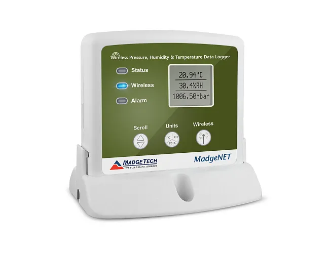 RFPRHTemp2000A | Bezdrátový data logger tlaku, teploty a vlhkosti s displejem