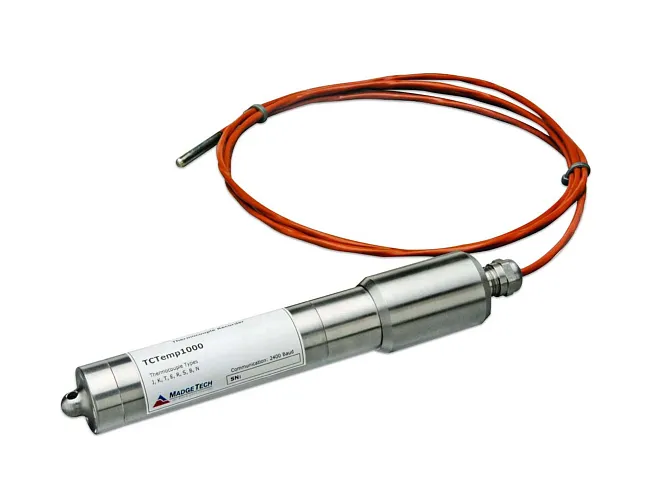TCTemp1000 | Robustní ponořitelný teplotní data logger s externím termočlánkem